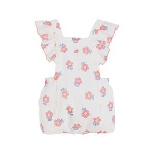 Babycottons Girls  Printed Romper